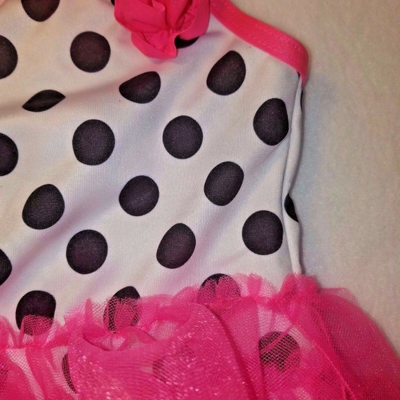 Lemon Kiss Baby Girl Polka Dot Tutu Swimsuit - Picture 3 of 3